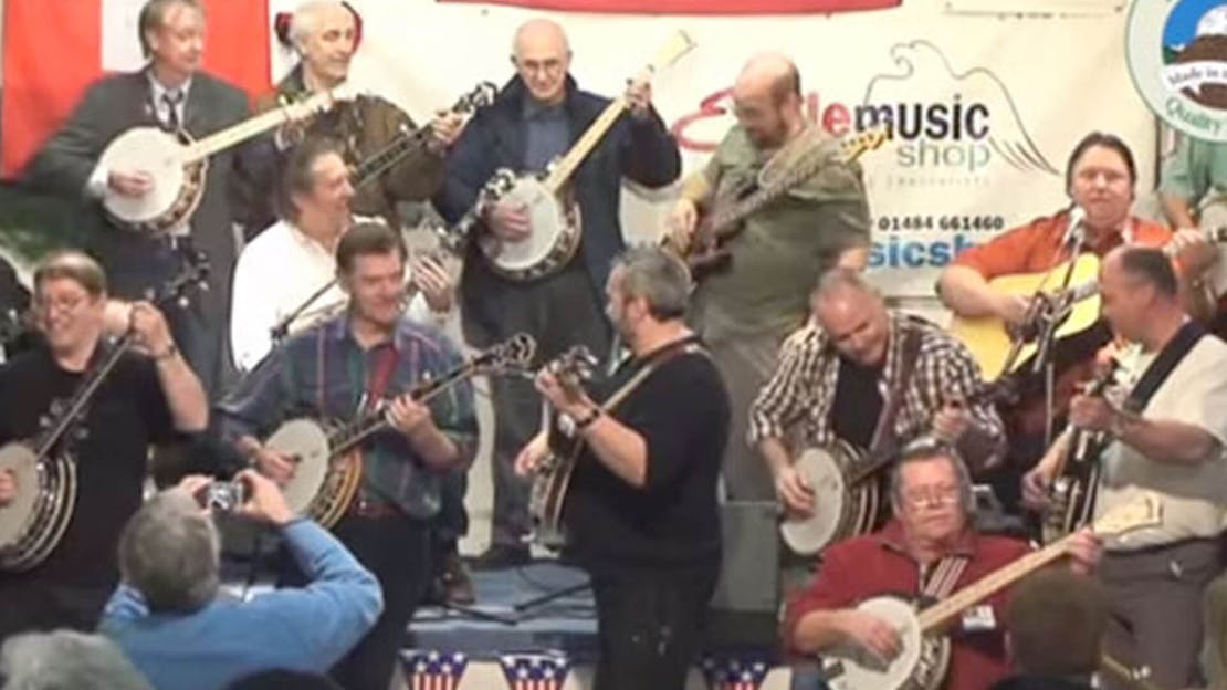 Dueling Banjos with The Kruger Brothers at Eagle Music Shop