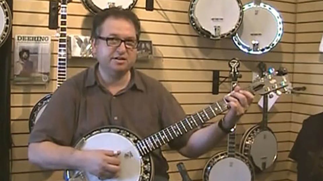 Deering Boston B6 Electric Acoustic 6 String Banjo