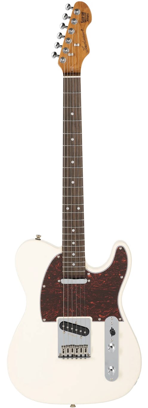 Levinson Sceptre Arlington Electric White Electric Guitar