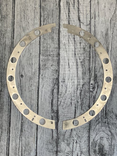 Deering Goodtime Flange Plate Set Unfinished - Clearance