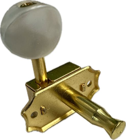 Leader Banjo Co Gold Kluson Style Geared Mini Machine Single Unit - Clearance