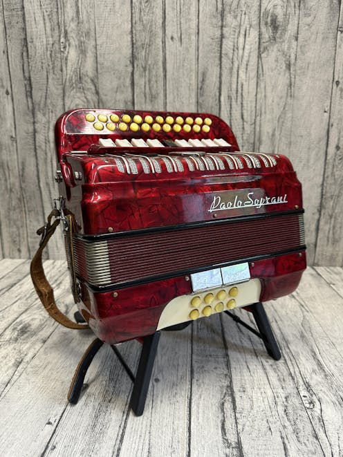 Paolo Soprani C#/D Melodeon with Hard Case - Commission Sale