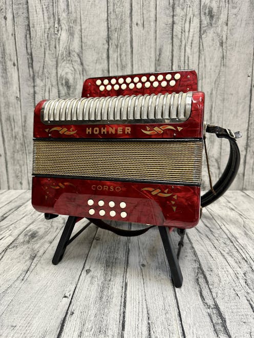 Hohner B/C Corso Button Accordion with Hard Case - Commission Sale