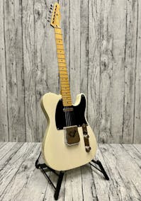 Squier by Fender Telecaster Olympic White with 'Ashtray' Pickup Cover with Gig Bag - Commission Sale