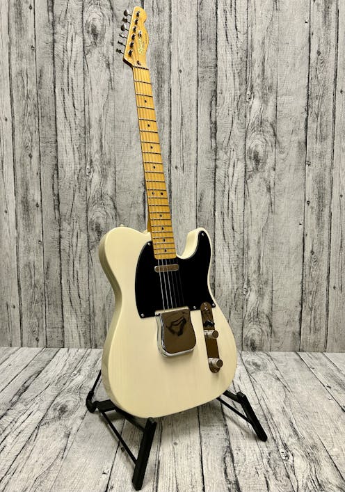 Squier by Fender Telecaster Olympic White with 'Ashtray' Pickup Cover with Gig Bag - Commission Sale