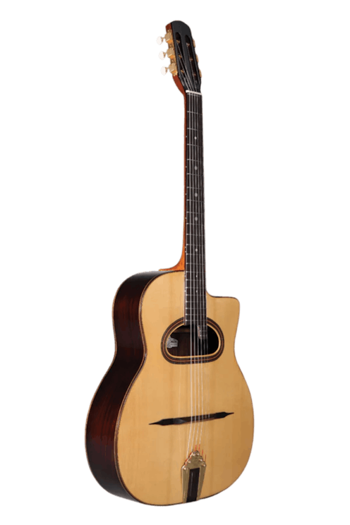 Altamira M01D Selmer Maccaferi Style D-Hole Gypsy Jazz Guitar With Case