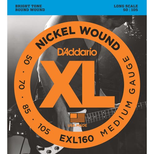 D'Addario EXL160 Medium Long Scale Bass Strings 50-105