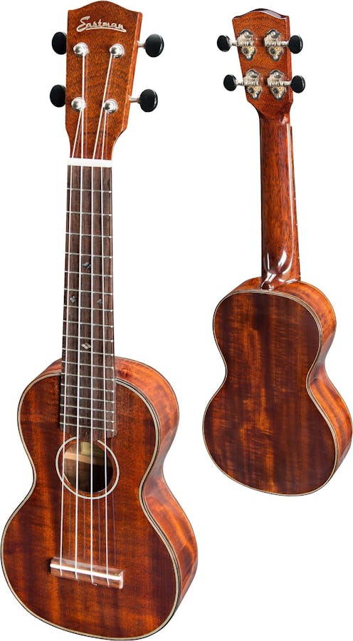 Eastman EU3S All Solid Soprano Ukulele with Deluxe Gig Bag