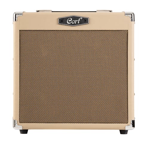 Cort CM15R 15Watt Electric Guitar Amplifier - White Sand