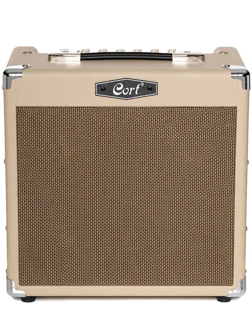 Cort CM15R 15Watt Electric Guitar Amplifier - White Sand