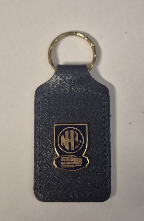 Misc NHL Leather Keyring (Blue) - Clearance