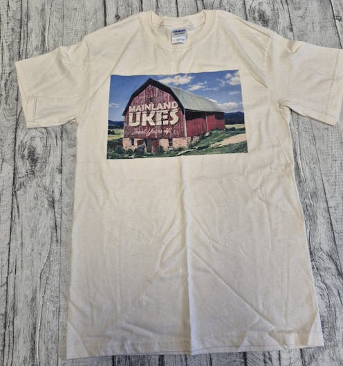 Mainland Ukulele T-Shirt (Small or Large only) - Clearance
