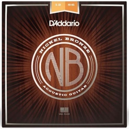 D'Addario Nickel Bronze 12-56 Acoustic Guitar Strings