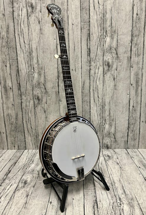 Deering Sierra Mahogany 5-String Resonator Banjo with Hard Case - Commission Sale
