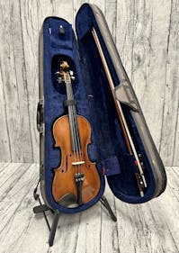 Unknown 4/4 Violin with Bow and Semi Rigid Case - Commission Sale