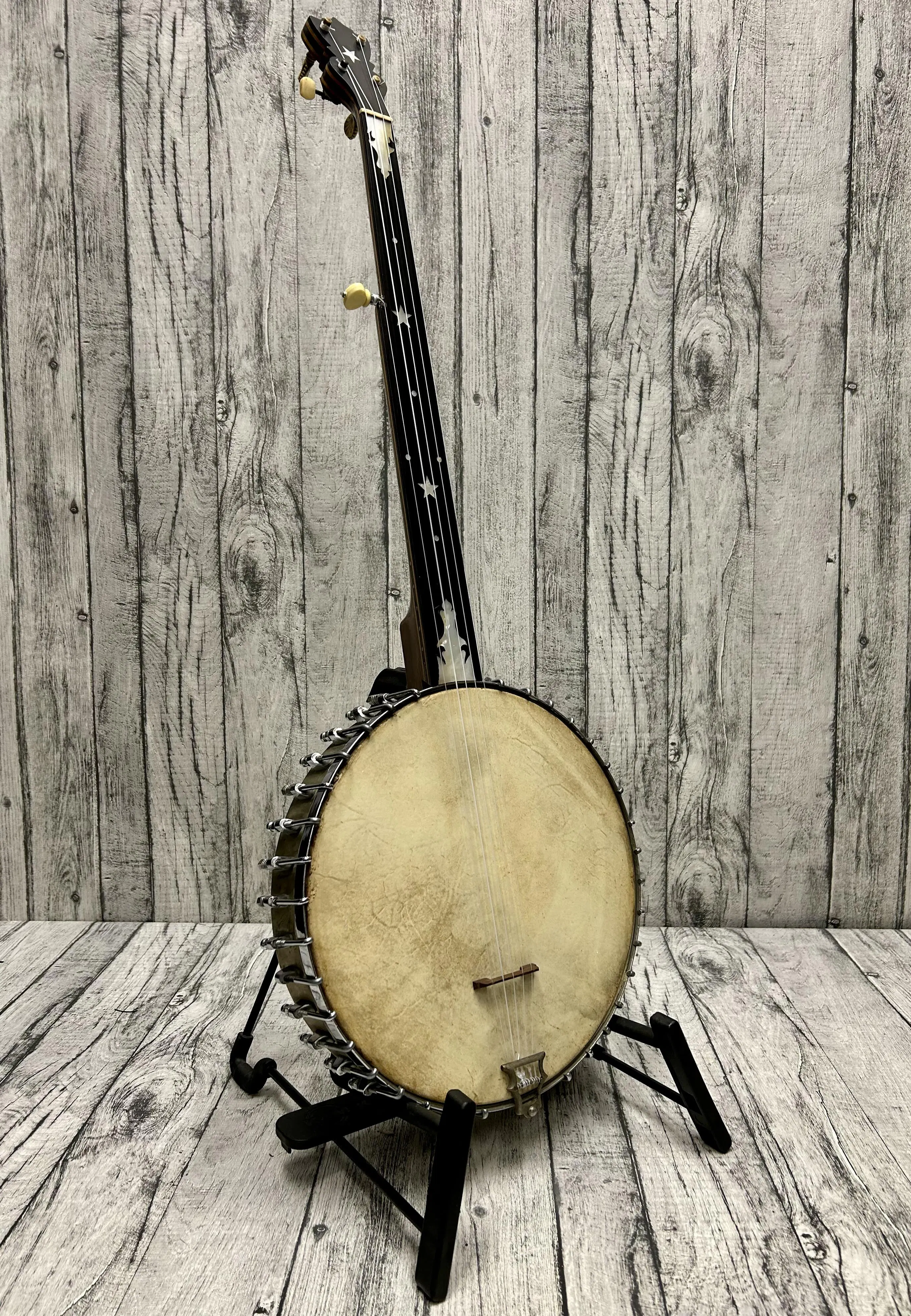 A.J. Wilmshurst 12'' Open Back Fretless 5 String Banjo - Commission Sale