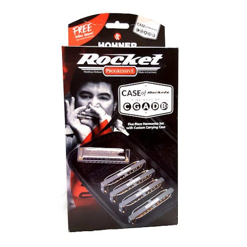 Hohner Rocket AMP Diatonic Harmonica - Set of 5