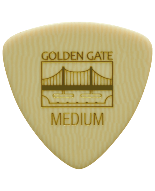 Golden Gate Ivoroid Large Triangle Flat Pick