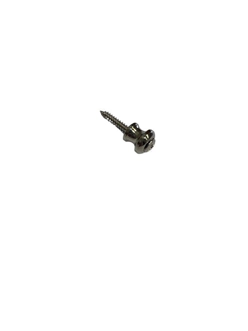 Leader Banjo Co Chrome End Pin Strap Button with Felt Washer and Screw for UKULELE