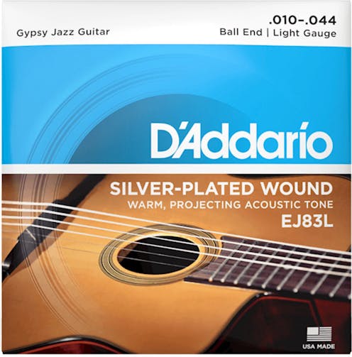 D'Addario EJ83L Gypsy Jazz Light Ball End