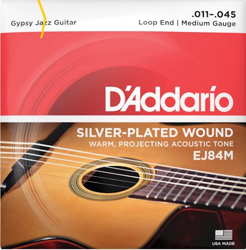 D'Addario EJ84M Gypsy Jazz Light Loop End