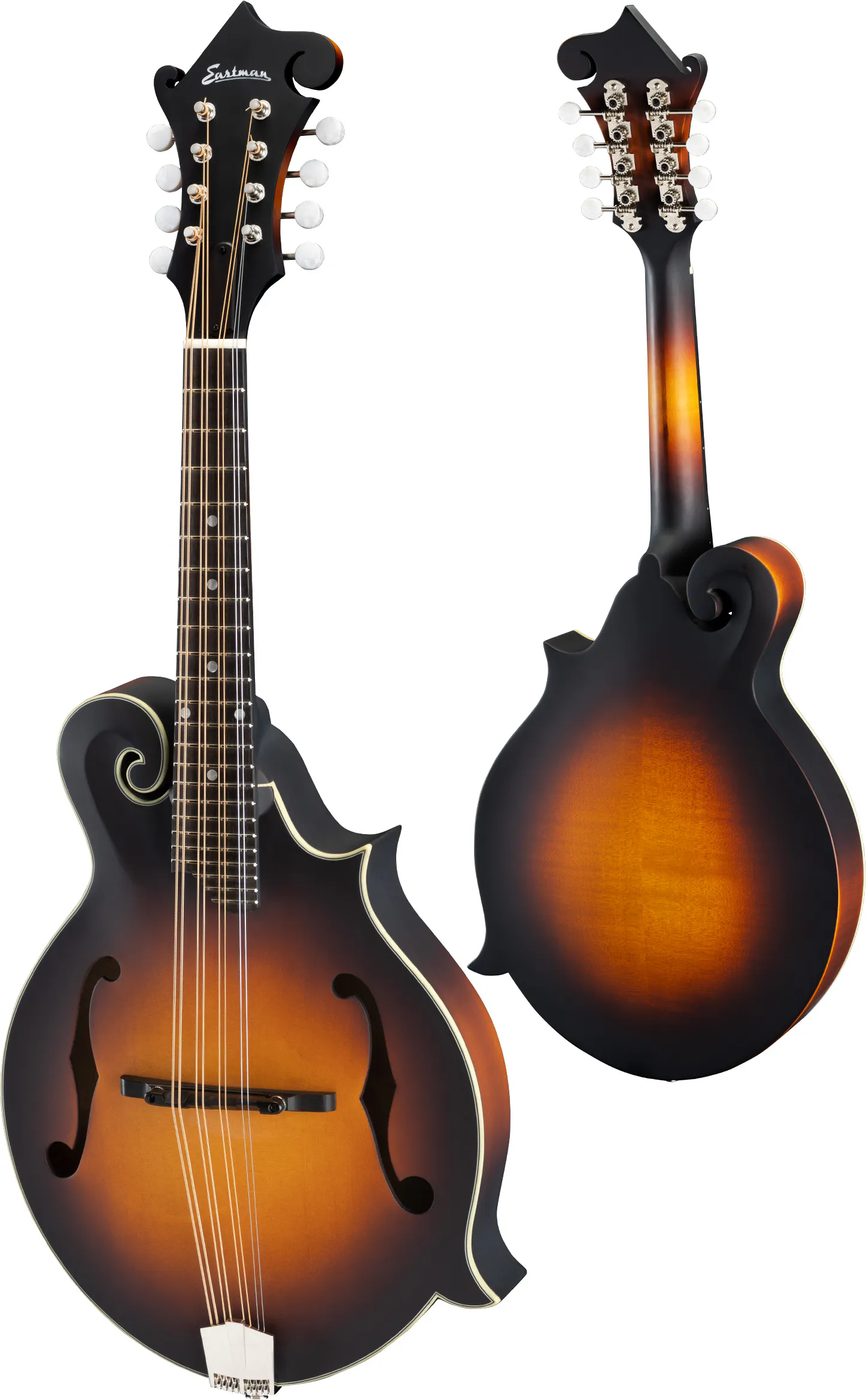 Eastman MDA 305E Sunburst Electro-Acoustic Octave Mandola with Deluxe ...