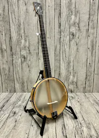 Crawford White Crow Fretless Nylon Strung Banjo with Gig Bag - Commission Sale