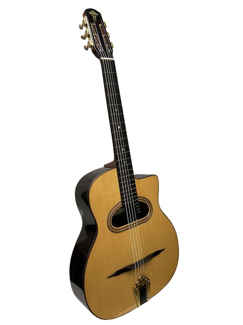 Altamira M01D Selmer Maccaferi Style 12 Fret D-Hole Gypsy Jazz Guitar With Case