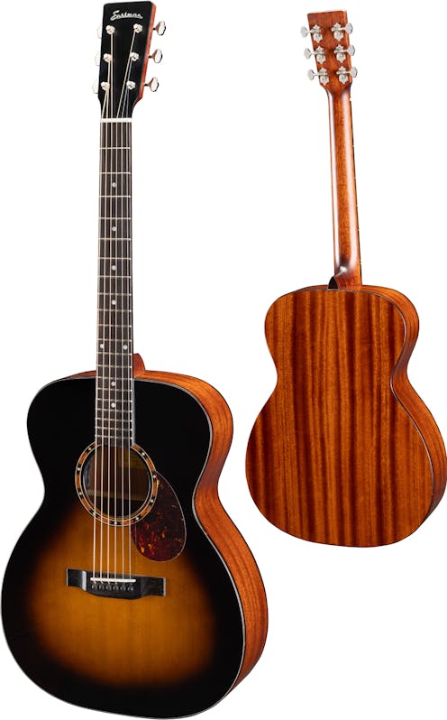Eastman E2 OM Deluxe Sunburst Dreadnought Electro-Acoustic Guitar with Padded Gig Bag