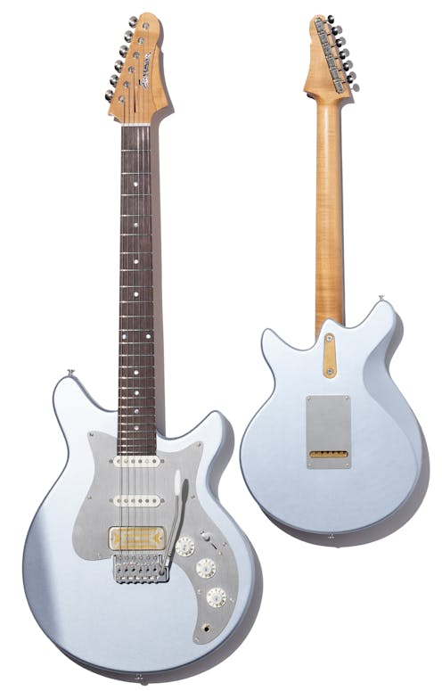 Eastman Fullertone DC'52 Electric Guitar - Ice Blue Metallic