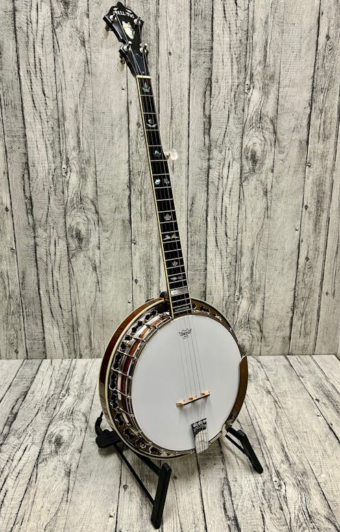 Stelling Red Fox 5 String Banjo Left Handed with Hard Case - Commission Sale