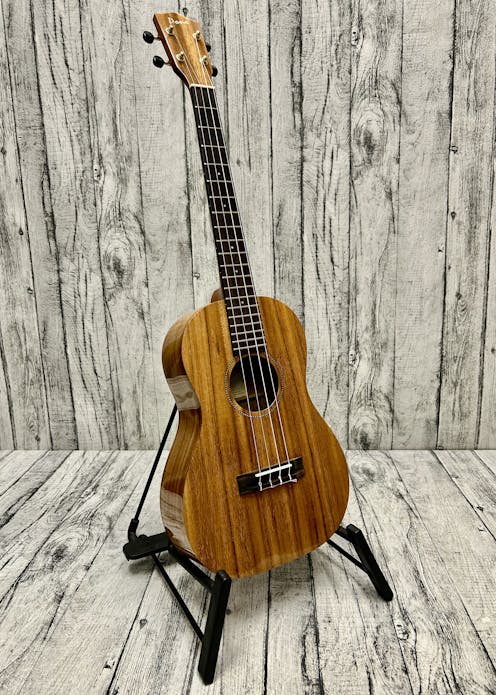 Pono ABD All Solid Acacia Baritone Deluxe Electro-Acoustic Ukulele - Commission Sale