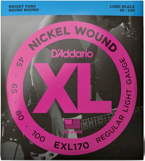 D'Addario ECB81M Flat Wound Bass Strings 45-100