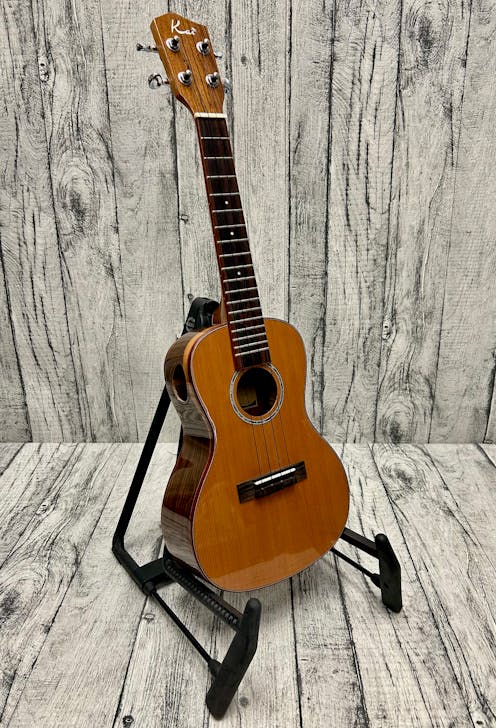 Kai KC-700 Solid Cedar Top Concert Ukulele with Gig Bag - Commission Sale