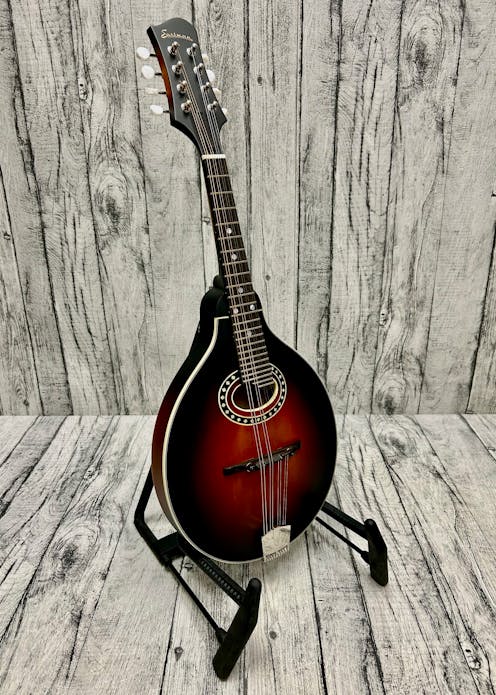 Eastman MD304E-SB Sunburst A-Style Electro Acoustic Mandolin with Gig Bag - Commission Sale