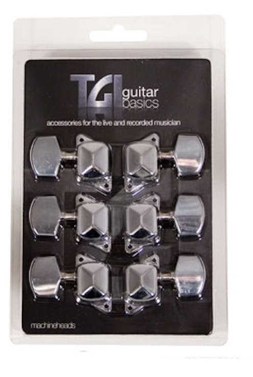 TGI Acoustic Guitar Nickel Machine Heads - 3L/3R