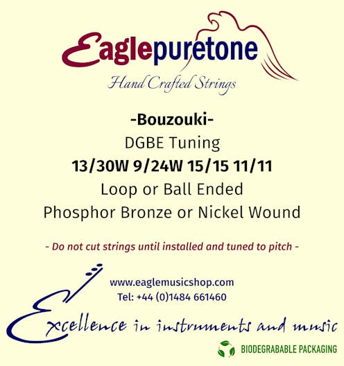 Eagle-Puretone Bouzouki DGBE Tuning