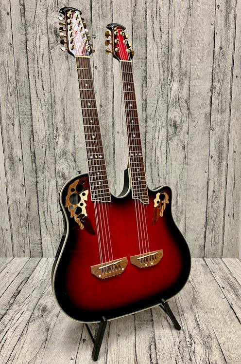 Ovation Celebrity CSD225 Double Neck with Hard Case - Commission Sale