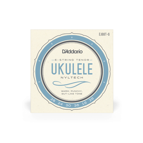 D'Addario EJ88T-6 Nyltech 6 String Uke