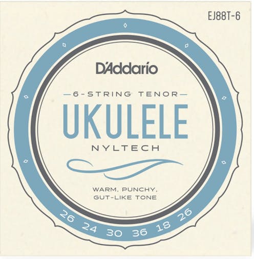 D'Addario EJ88T-6 Nyltech 6 String Uke