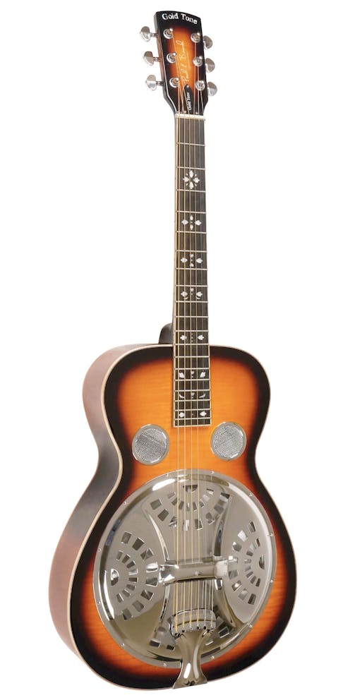 Gold Tone PBR-D Paul Beard Signature Series Round Neck Deluxe Resonator Guitar with Hard Case
