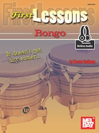 Mel Bay First Lessons Bongo Book/Online Audio