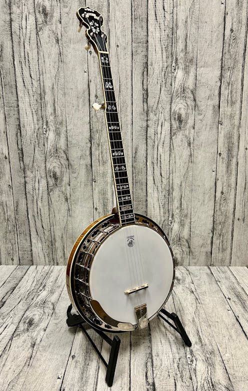 Deering Calico 5 String Banjo with Case - Commission Sale