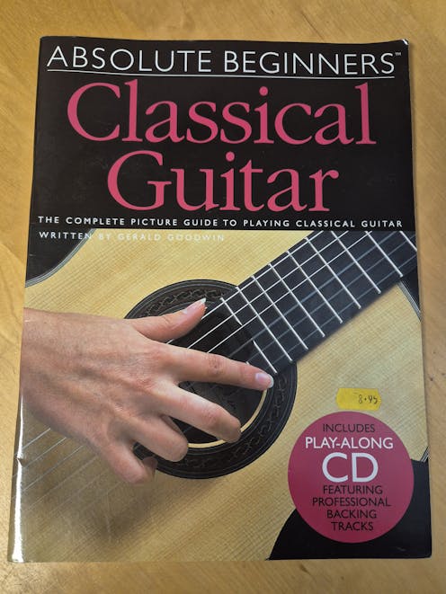Wise Publications Absolute Beginners Classical Guitar (Book Only NO CD) - Clearance