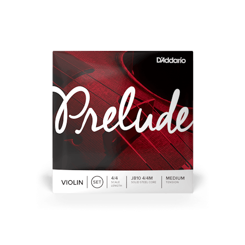 D'Addario Prelude Violin Strings 4/4 Medium Tension