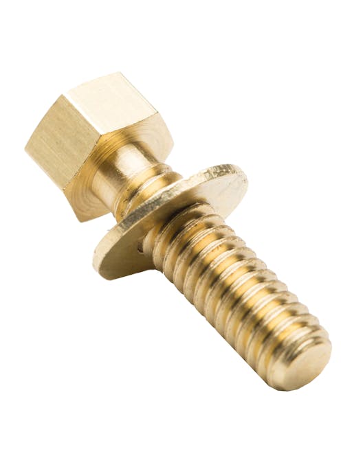 Pisgah Solid Brass Rim Bolt and Washer