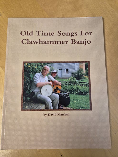 David Marshall Old Time Songs for Clawhammer Banjo Book - Clearance