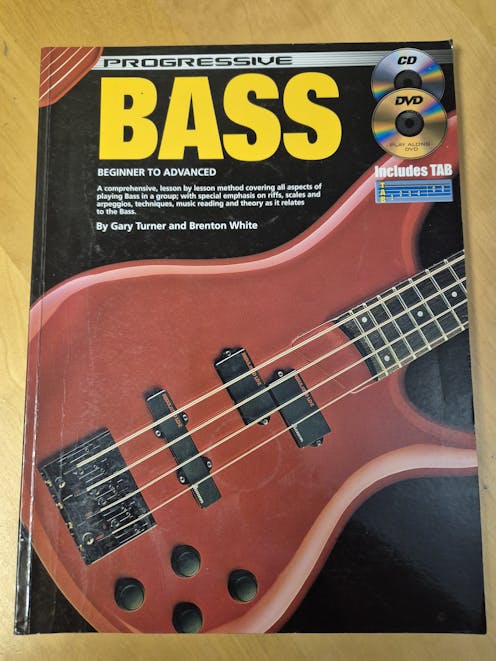 Wise Publications Progressive Bass - Beginner to Advanced - Clearance