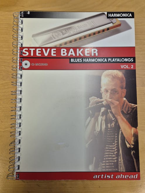 Steve Baker Blues Harmonica Playalongs Vol.2 -Clearance