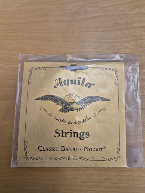 Aquila Nylgut AQ-1B Medium Tension DBGDG 4th Red Series Banjo Strings - Clearance